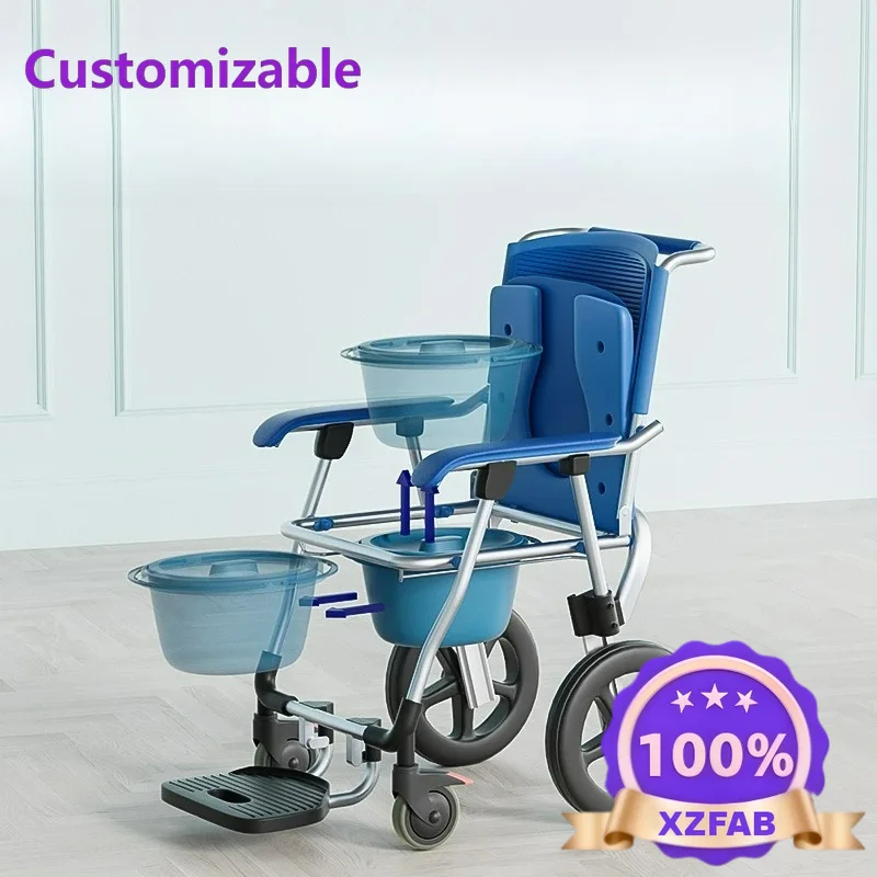 Factory Direct 2026 Top RatedElderly toilet chair foldable non-slip bath chair toilet chair bathroom
