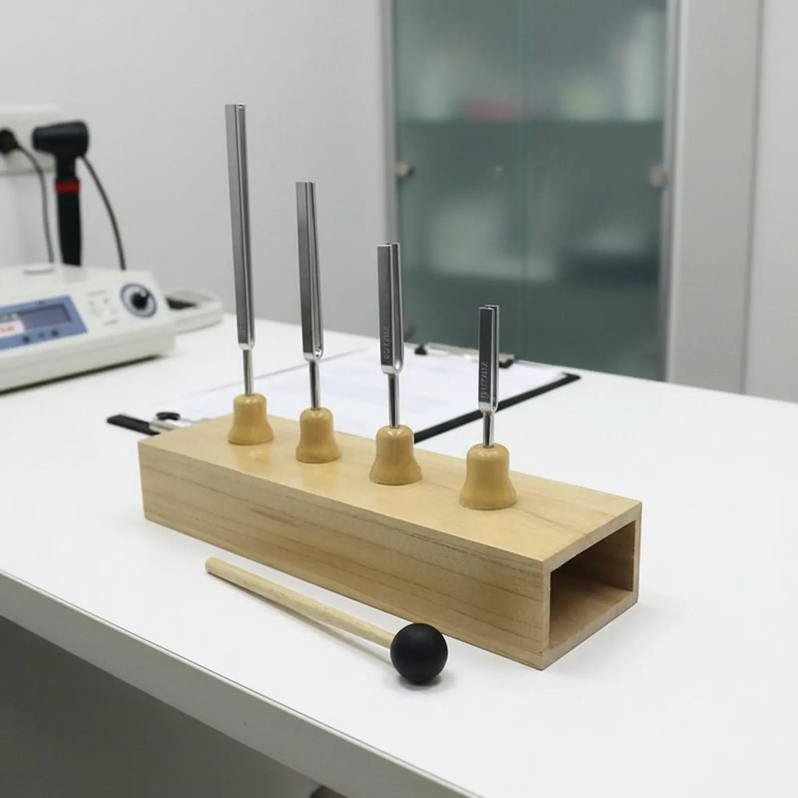 

4 Pieces Medical Tuning Pronged Instrument Set Clear Tone Tuning Pronged Instrument Set Frequency Therapeutic Forks Includes