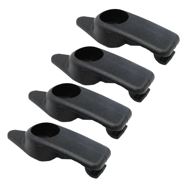 2 Pair Car Sun Visor Clip Bracket Holder Black Plastic Fit for Chevrolet Corvette C5 1997 1998 1999 2000 2001-2004 10411051 New