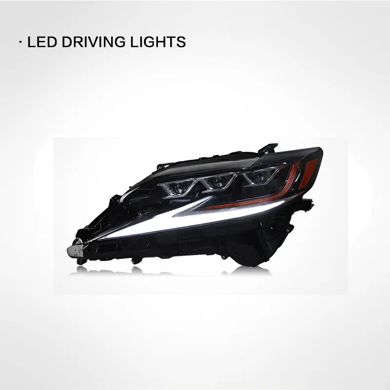 Suitable for 13-17 ES headlight assembly modified three-eye LED matrix old model upgraded new model