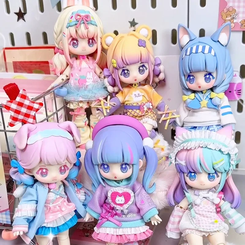 

Nyzaii Sweet Imagination Series 1/12 BJD Blind Doll Cute Nyzaii V1.5 Mystery Box Blind Box Surprise Figure Collection Toy Gifts