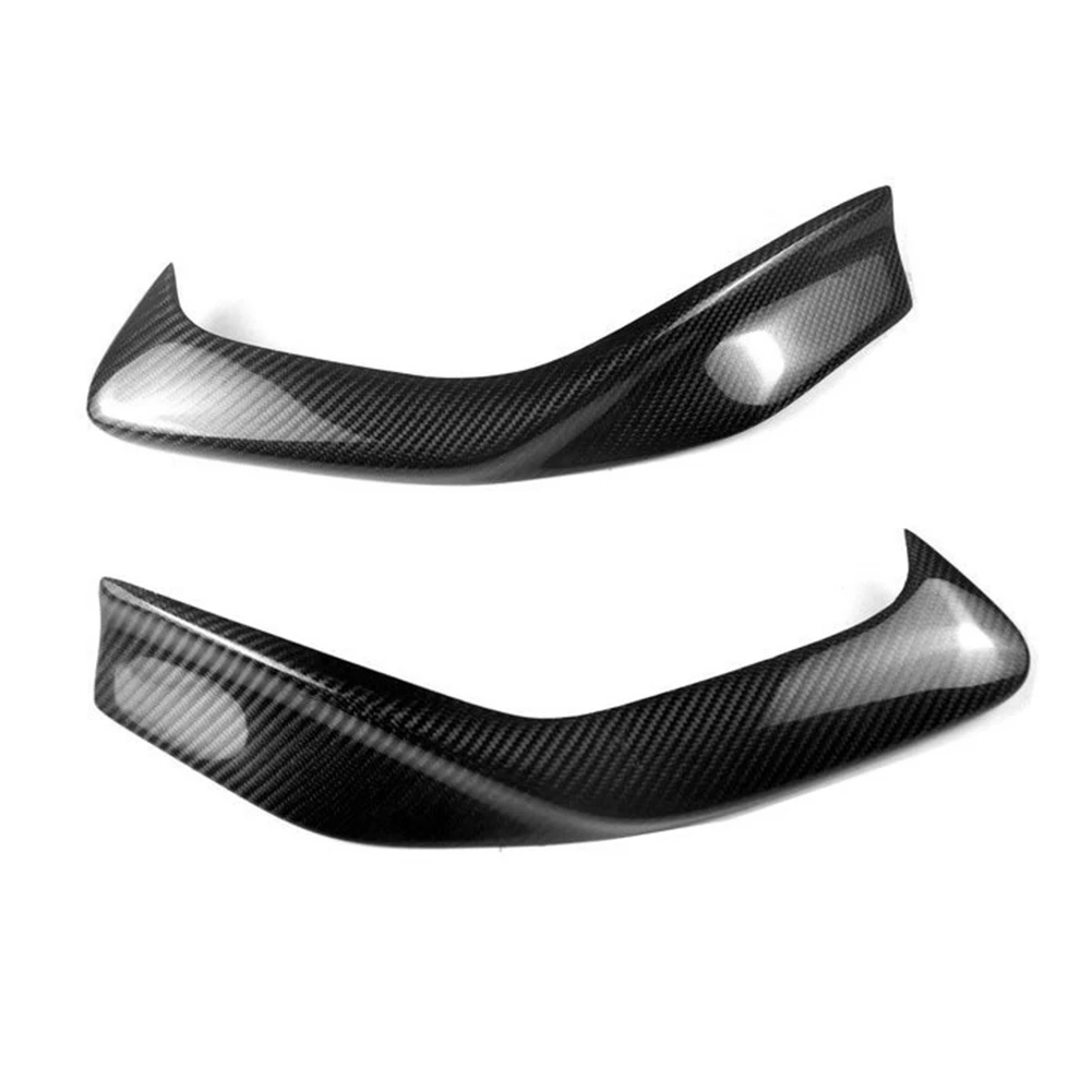 

Крышка передней фары автомобиля, лампа для век, брови, отделка из углеродного волокна для Honda Prelude 1997-2001, фара для бровей