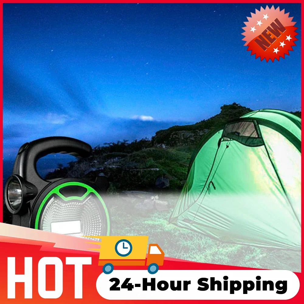 LED COB Workshop Torch with Handle Mini Handheld Flashlight Multifunctional Camping Emergency Flashlight for Outdoor Camping