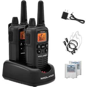 LXT600BB FRS Business Walkie Talkies - Long Range 36-Channel Two-Way Radios with Headsets and Charging Base AA Weather Alerts 2
