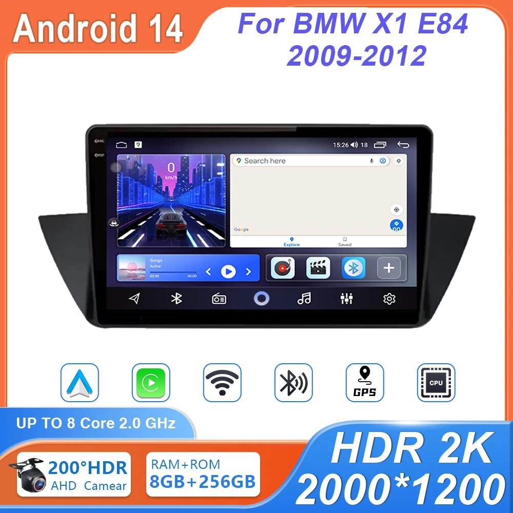 

Car Android For BMW X1 E84 2009-2012 Auto Radio Multimedia Video Player Navigation Screen Audio High-performance GPS DVD