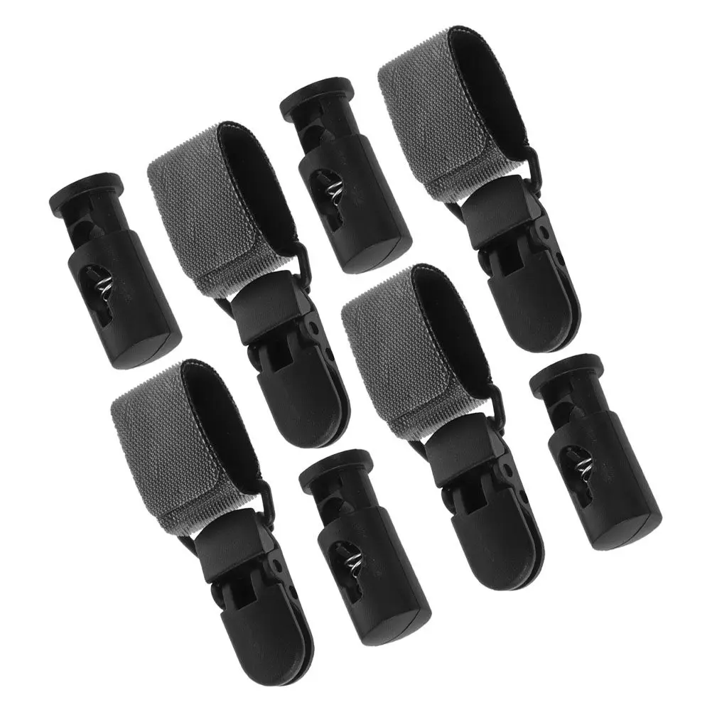 1Set Garden Anti-Wind Flag Clips Stoppers Kit Plastic Metal Lawn Banner Holder Garden Flag Clamp Reliable Weatherproof