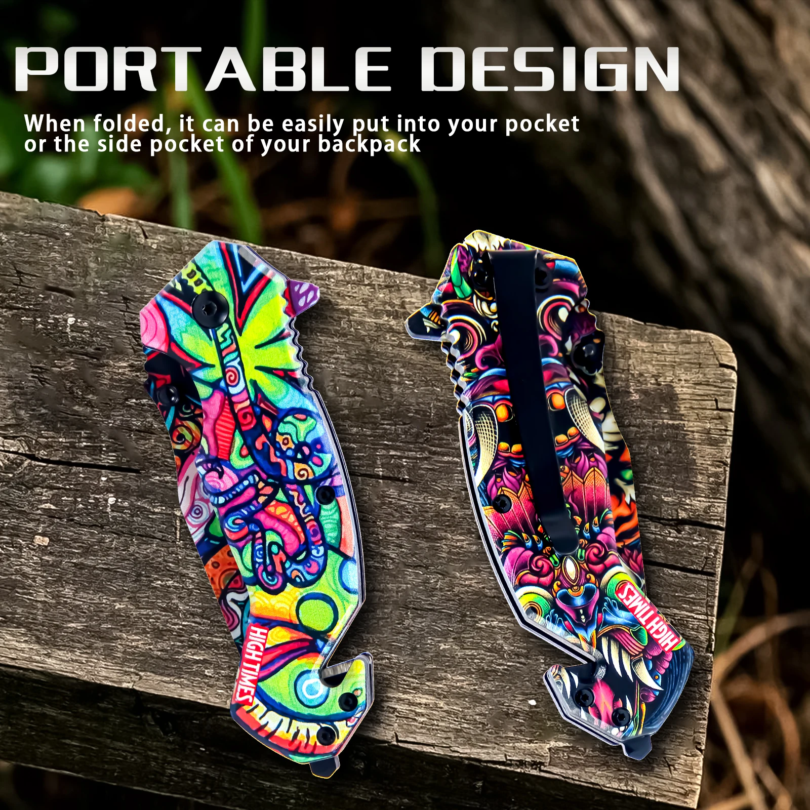 Vibrant Graffiti Full Print Fo - Dive Knife Titanium recension och pris