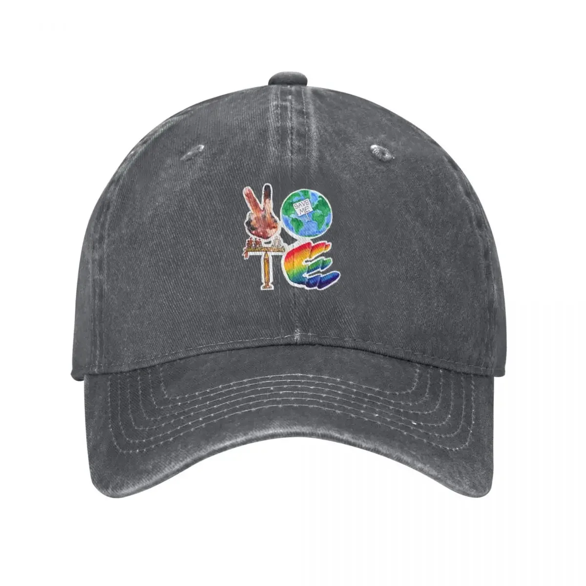 VOTE for everyone's rights! Baseball Cap Beach Golf Cap Trucker Cap Women's Beach Men's