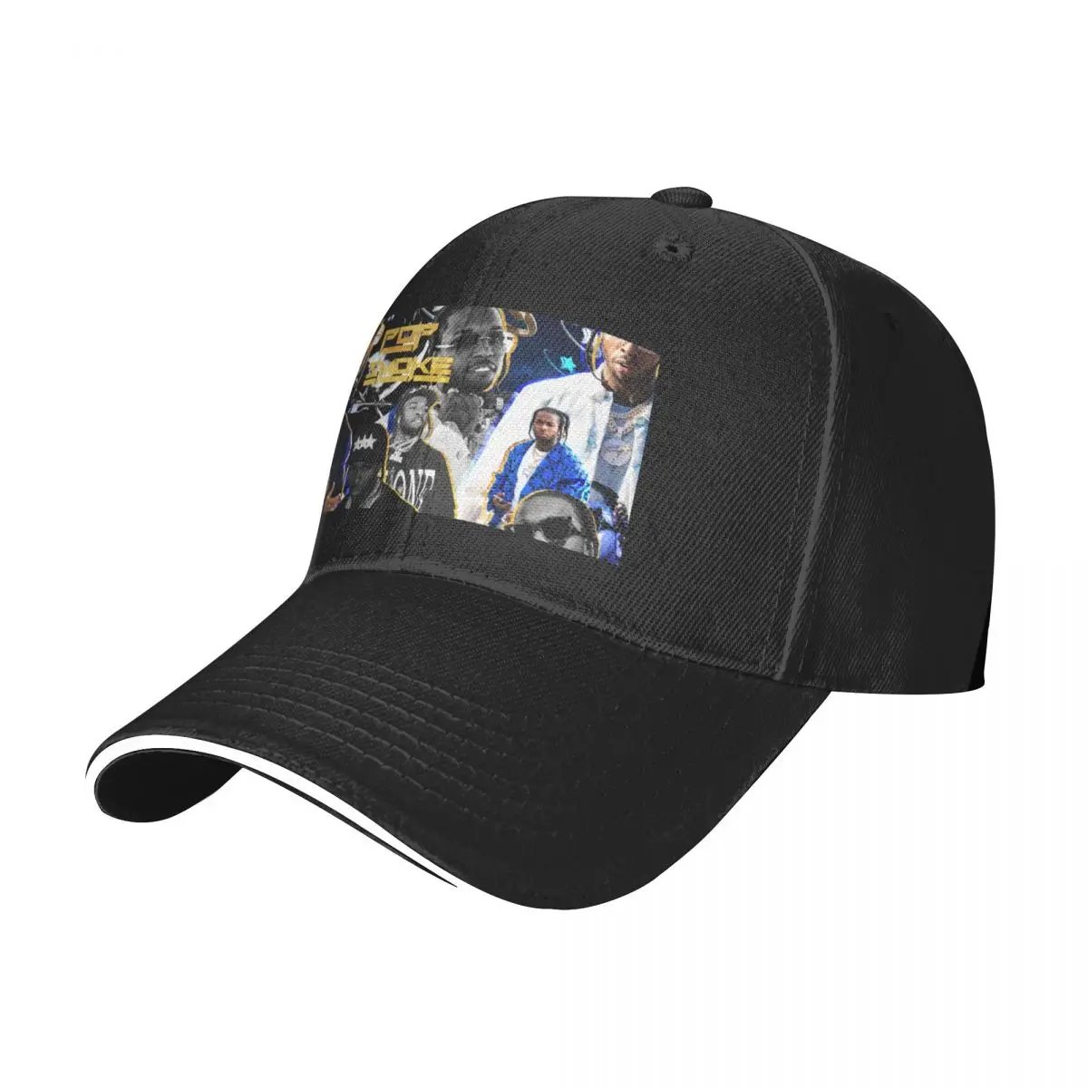 Woo | Shoot for the Stars Collage Baseball Cap Gentleman Hat Designer Hat Golf Wear Men Women's