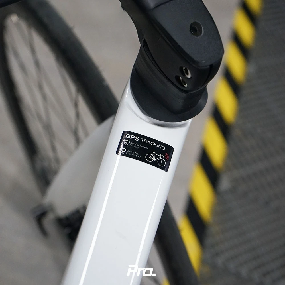 ملصقات دراجة تحذيرية أمنية GPS لإطار الدراجة العلوي أنبوب كرتوني عاكس مقاوم للماء إطارات دراجات الطريق الجبلية #5