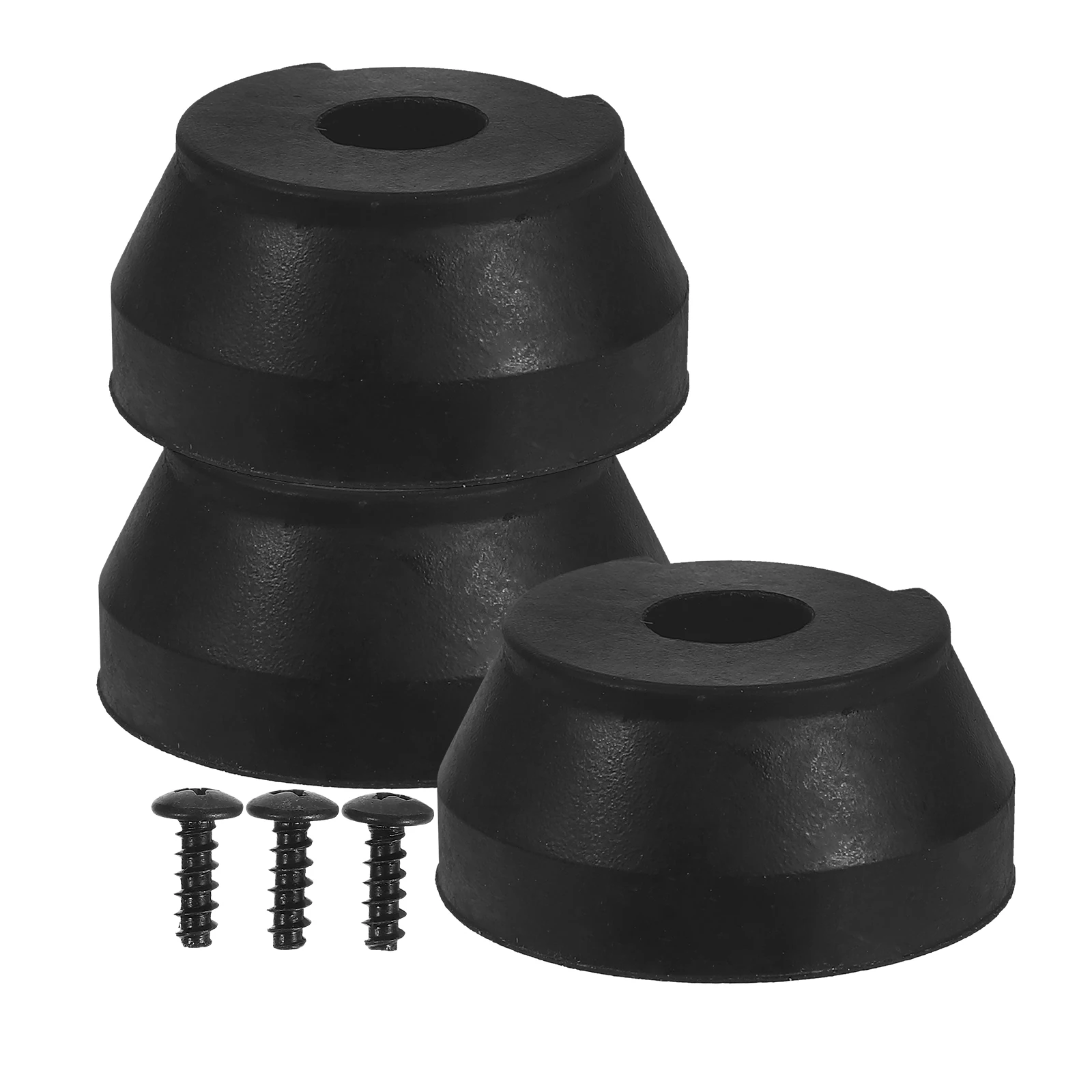 

3Pcs Non Slip Rubber Cane Tips Replacement for Elderly Walking Stick Stability Safety Indoor Outdoor Crutch Caps