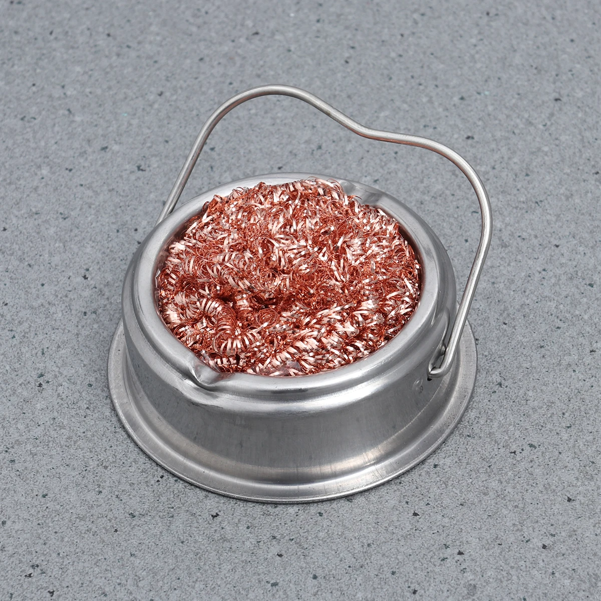

Cleaning Sieve Copper Wire Ball Nozzle Cleaner and Base Steel Wool Soldering Tip