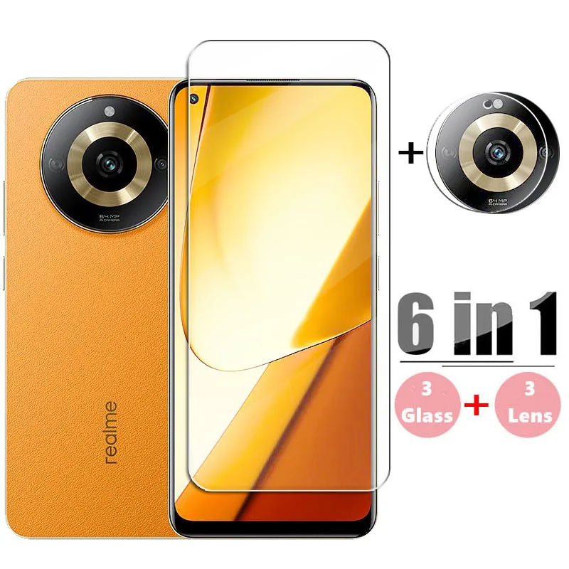 

6in1 Glass For Realme Narzo 60 5G Tempered Glass Realme Narzo 60 Sreen Protector Protective Phone Film Realme Narzo 60