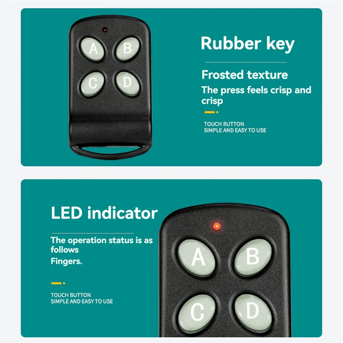 A57G-Бабочка Тип Пульт Дистанционного Управления Копия Электрического Автомобиля Ключ Копирование Рулонные Жалюзи Дверь Гаража Универсальная Копия