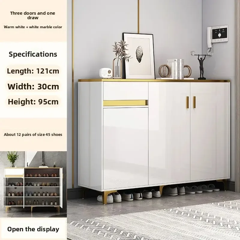 Shoe Cabinet Large Capacity Large Entrance Simple  Entry Door Living Room Storage Cabinet Balcony Door Entrance