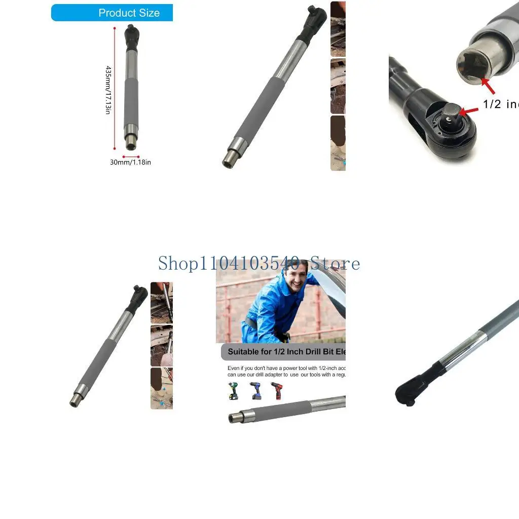 

02DC Sturdy Thick Material Ratchet Tool 1/2Inch for Wheel Alignment and