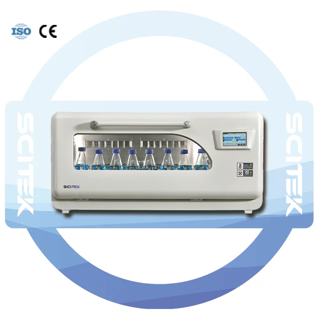 Inkubator CO2 Stackable Inkubator Laboratorium Jaket Udara Pemanas Langsung Enam Sisi