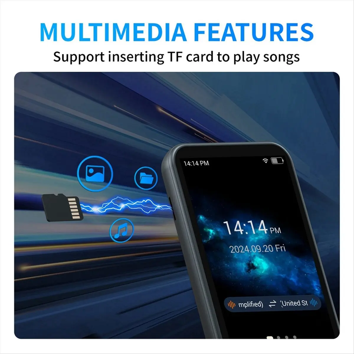 【~ New A88T】Multilingual Real-Time Language Translator Text Photo Speak Translator Device Freely Touch Screen Translator Devices