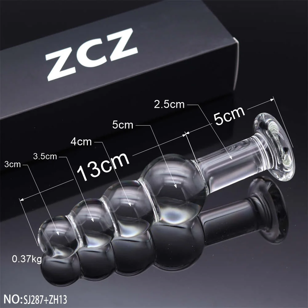 Crystal Glass Anal Plug for Women Butt Plugs Penis Nightlife Anus Dildo Adult Masturbation Adult Gay Sex Toys Lover Gifts