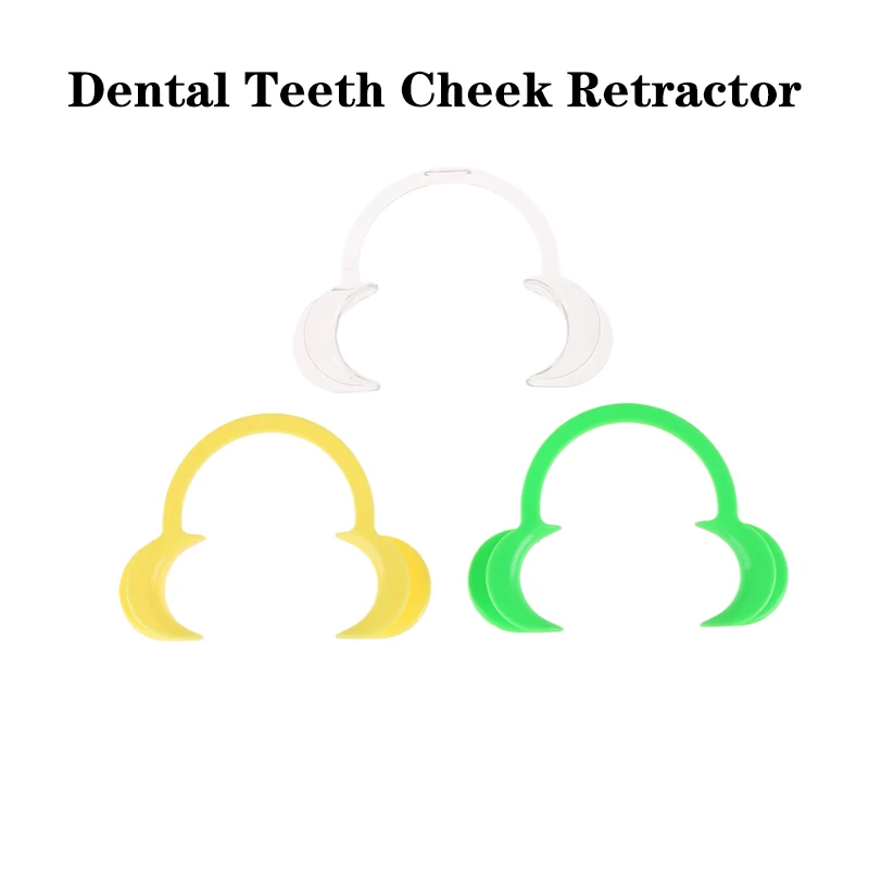 C-Shape Retrator Oral para Clareamento dos Dentes, Intraoral e Bochecha Lip Opener, Abridor de boca ortodôntico