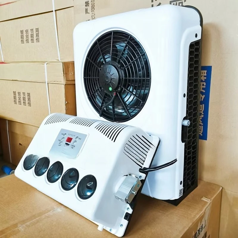 Truck Van Cabin 12V 24V 12/24 Volt Truck Parking air Conditioner Truck air Conditioner 12v view 3