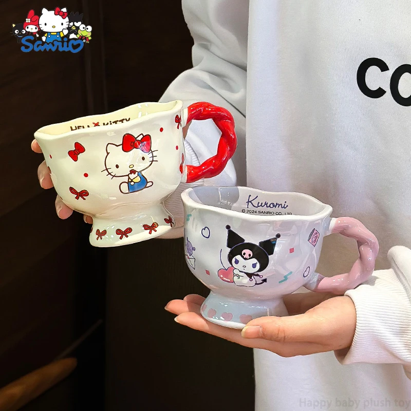 

Sanrio Kuromi Mug My Melody Hello Kitty Ceramic Coffee Mug Cup Cute Collectible Gift for Home/Office Fans Kids Adults