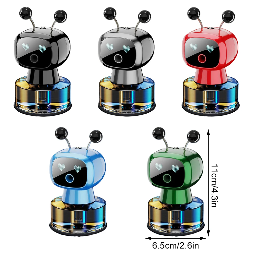

Car Air Freshener Rechargeable Fragrance AI Smart Robot Auto Diffuser Air Freshener Aromatherapy Perfume Universal Accessories