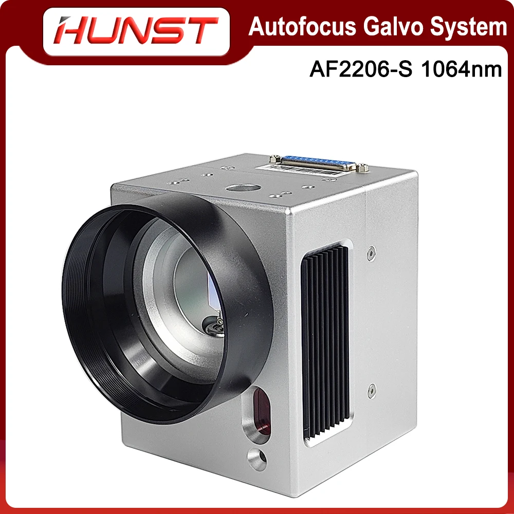 HUNST SINO-GALVO Autofocus Galvo System AF2206-S Fiber Laser Scanning Galvo Head Input Aperture 10mm for Metal Marking Machine.