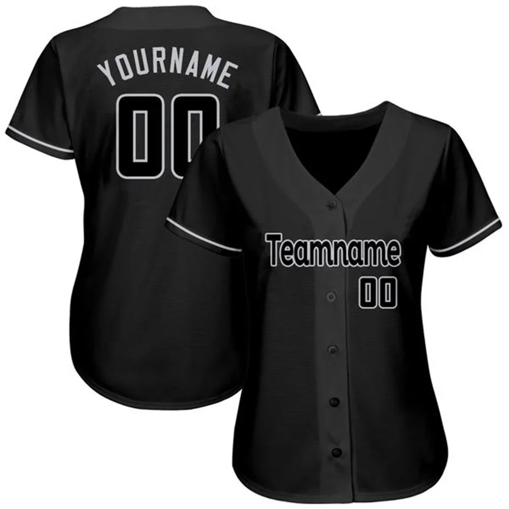 Custom Baseball Jersey Full Sublimated Team Name/Numbers Make Your Own Button Down Tee Shirts Women Softball Uniform Outdoors