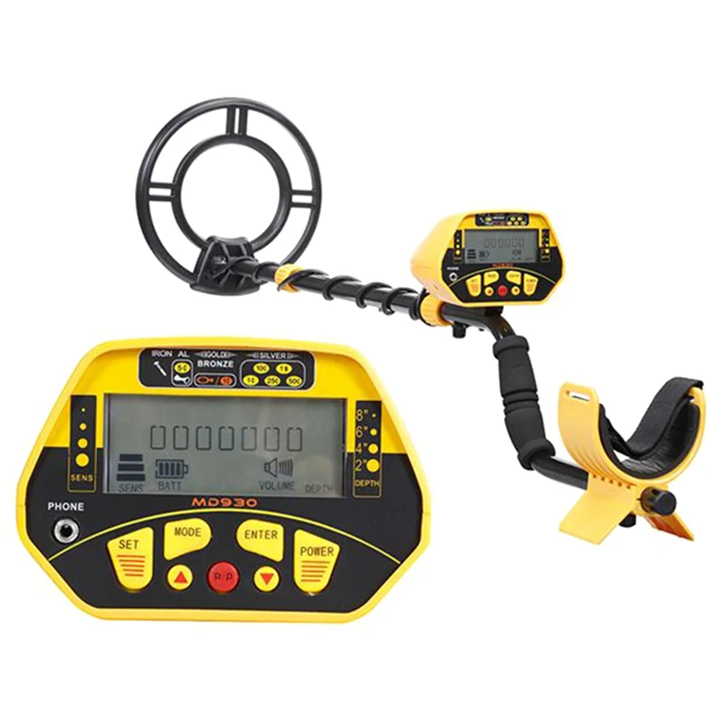 ABSQ-Detector de metales buscador de oro subterráneo herramienta de detección de metales MD930 Detector de metales MD930