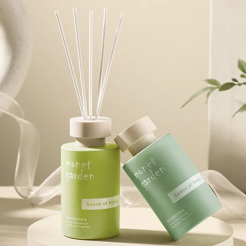 

150ML Rattan aromatherapy Monet Garden Luxury Indoor Durable Home Bedroom Perfume Room Bathroom Flameless Aromatherapy