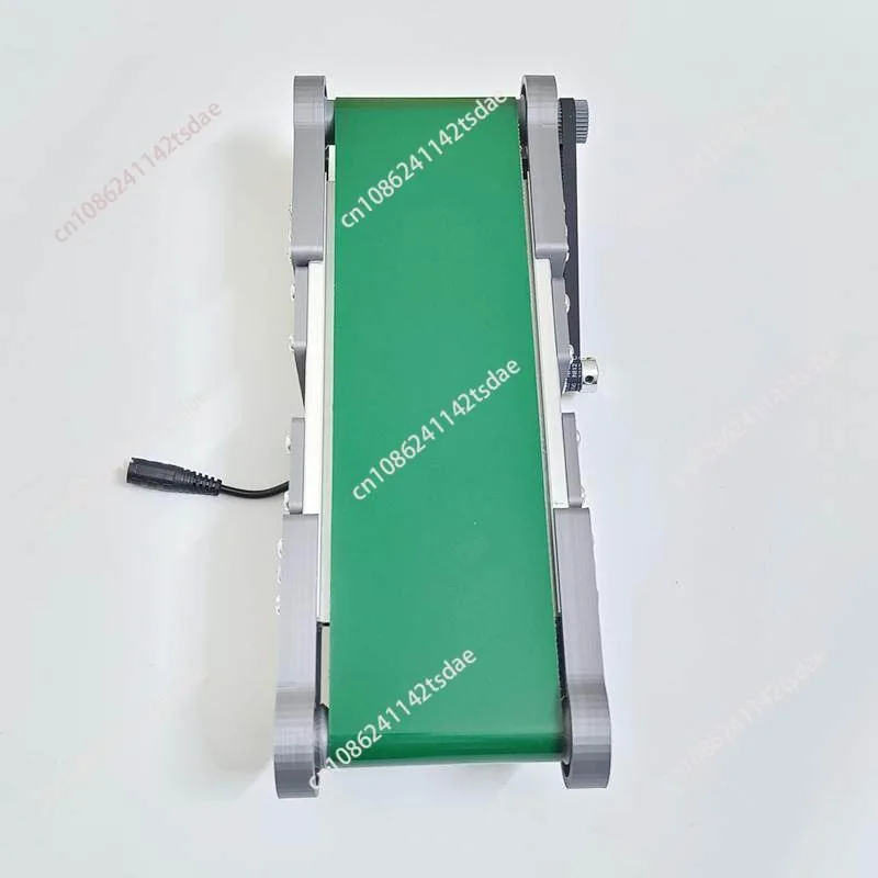 Adjustable speed desktop conveyor belt conveyor assembly line model popular science friction experiment DIY production 30/50cm