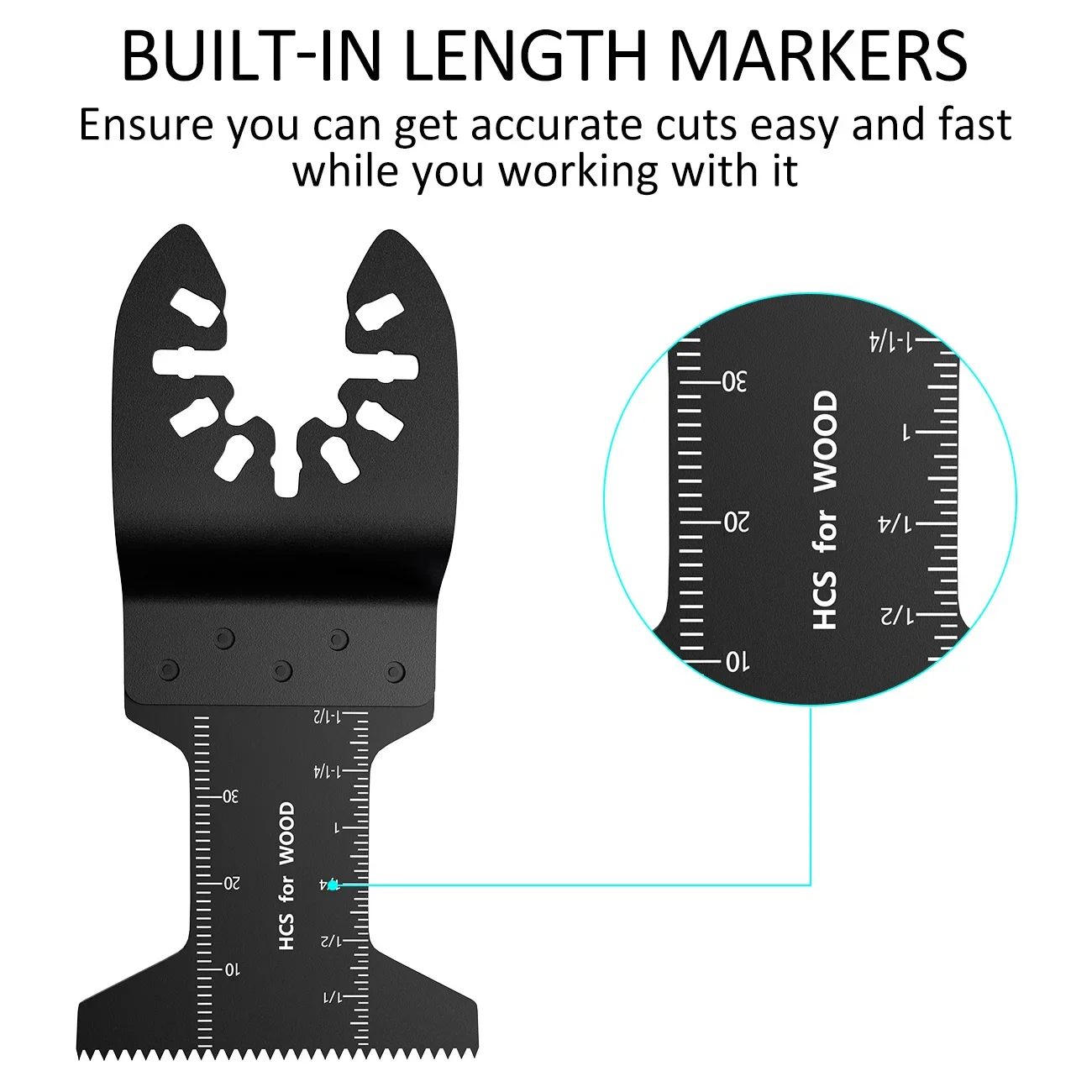 30Pcs Oscillating Saw Blade Wood Metal Plastic Cutting Multi Tool Quick Release Saw Blade Fit For Dewalt Fein Multimaster Dremel