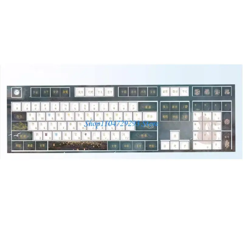 Y2GD 108Keys tradizione keycap antichi profilo originale PROFILE PBT tyecaps sottenti per interruttori tastiere meccaniche