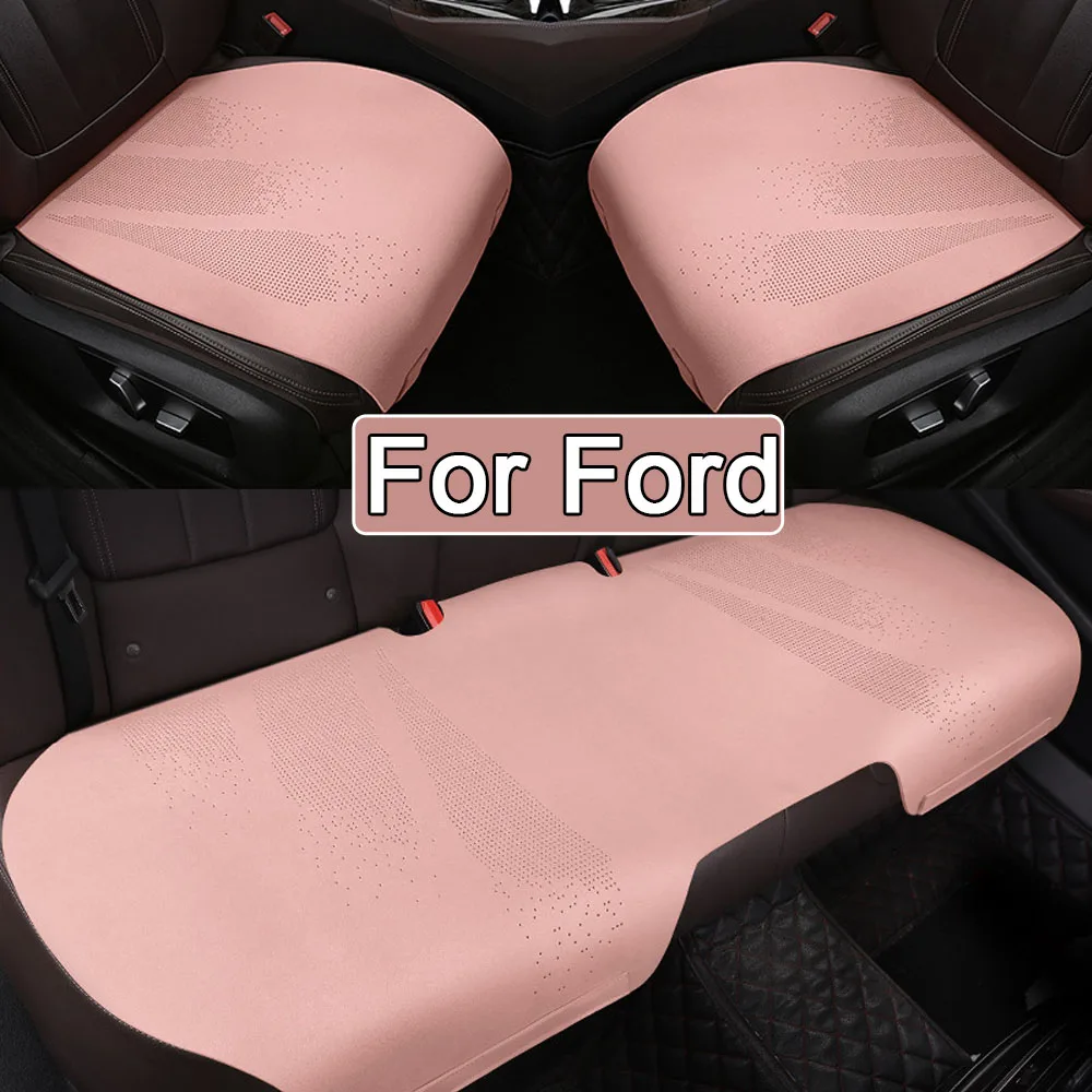 

Suede Leather Car Seat Cover Universal Auto Cushion Seat Protector Covers For Ford 2 3 4 Edge Fusion Mustang Explorer Ecosport