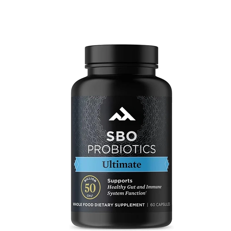 SBO Ultimate 50 Billion Colony Units */serving, Digestive and Immune Support, Gluten Free, 60 Capsules
