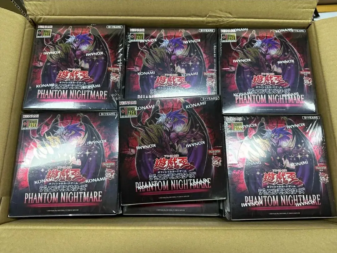 Yugioh Master Duel Monsters Phantom Nightmare PHNI Asian English Edition Collection Sealed Booster Box