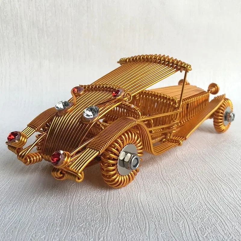 Classic car handmade,Aluminum Wire Weaving,Handmade Decoration,Living Room Office Decoration,Gift,Souvenir