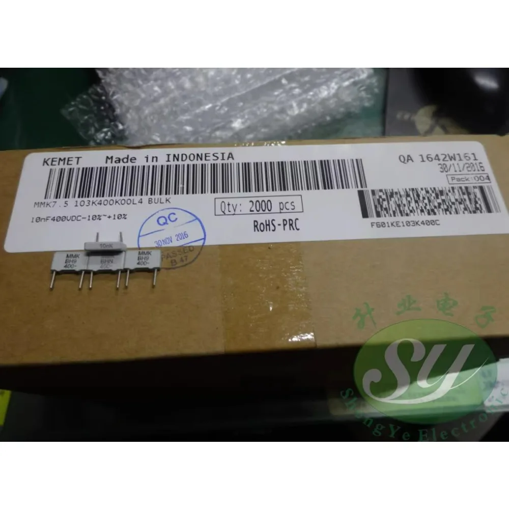 

20PCS EVOX MMK7.5 0.01uf/400v 10nf 103 Brand new film capacitor 7.5mm