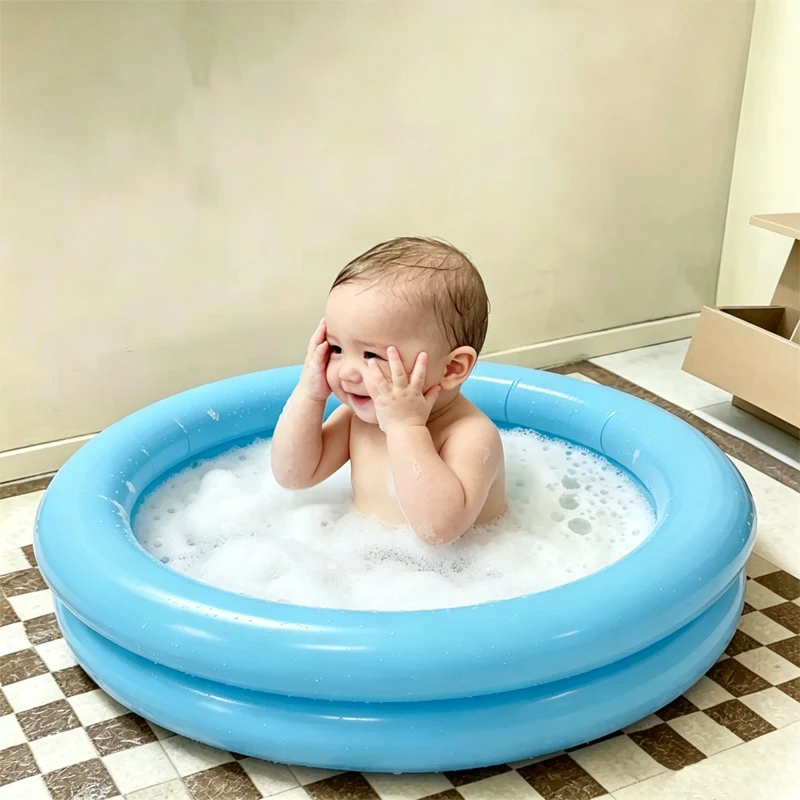Inflatable Baby Swimming Pool Summer Kids Water Game Play Center Backyard Round Lovely Animal Printed Pool Child Outdoor BathTub