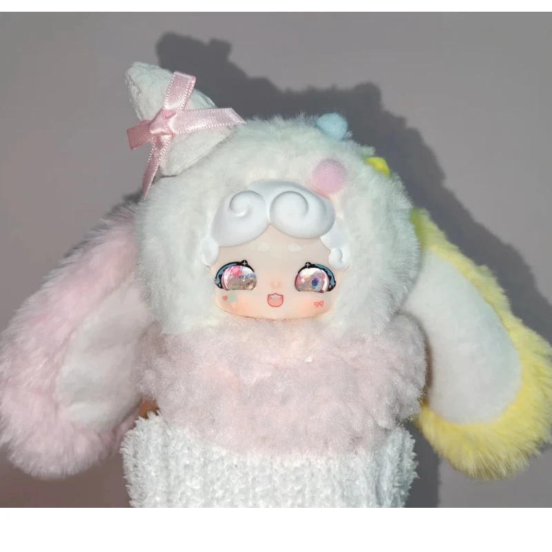 جديد حقيقي Luckydeernai Rongrong الجليد سلسلة صندوق الغموض لطيف حقيبة قطيفة قلادة الشكل دمية محظوظ الغزلان ناي صندوق أعمى اللعب الهدايا