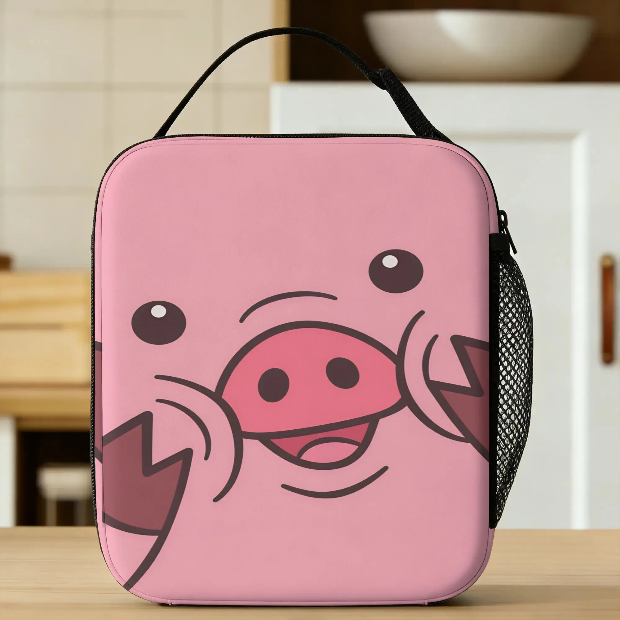 Waddles Lunch Bag G-Gravity Falls Travel Lunch Box For Adult Fashion Designer Tote Food Bags Oxford Portable Cooler Bag