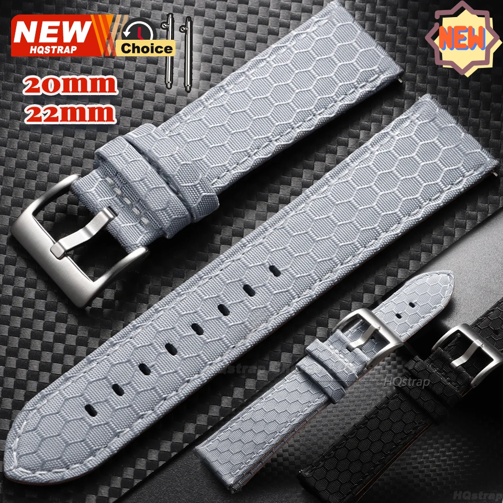 Nylon-Armband für Damen und Herren Universelle Armbänder Smartwatch Leder-Uhrenarmband 22mm 20mm für Samsung Galaxy Armband für Huawei Uhrenarmband