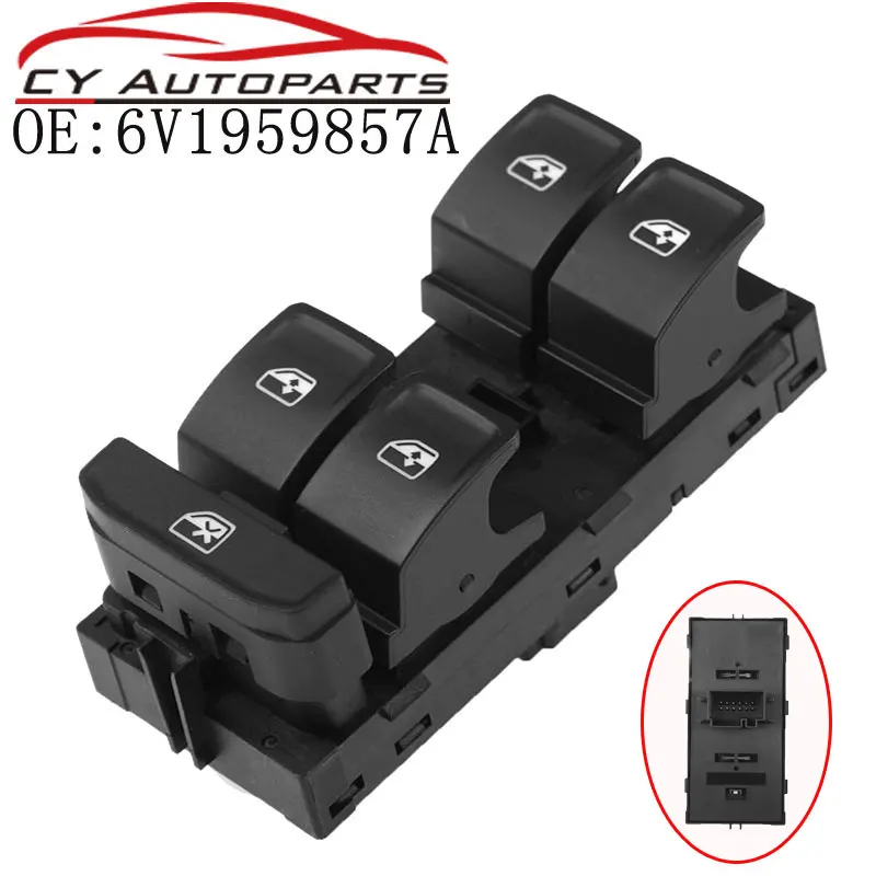 6V1959857A New Electronic Power Electric Window Switch Control For Skoda Fabia Rapid 2013-2020 5JB959857