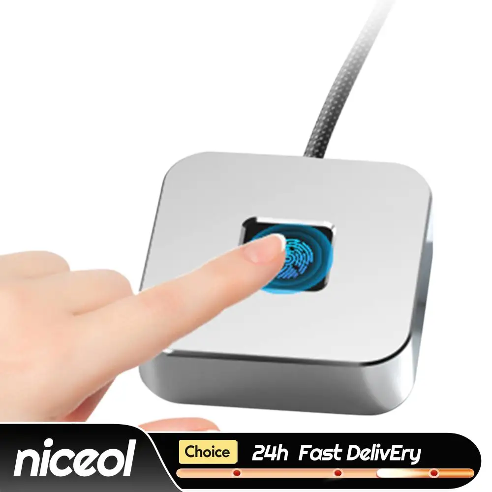 

Fingerprint Scanner with 5ft Cable For Windows Hello Fingerprint Reader Biometric Fingerprint Login Reader for Windows 10/11