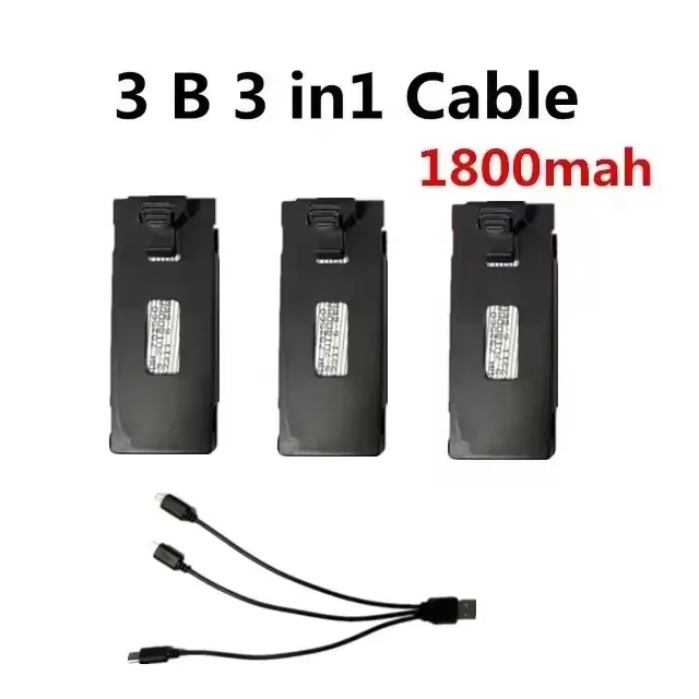 Kit D'accessoires De Remplacement Wipkviey T25 – Hélices, Protections, Batterie 600mAh, Câble De Charge