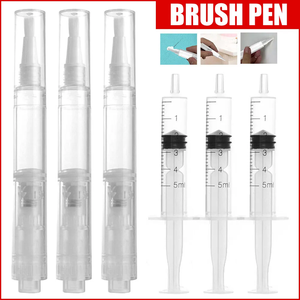 Touch Up Paint Pens Universal Wall Furniture Scratch Repair Brush Household Refillable Leak-Proof Paint Brush Pen With Injector