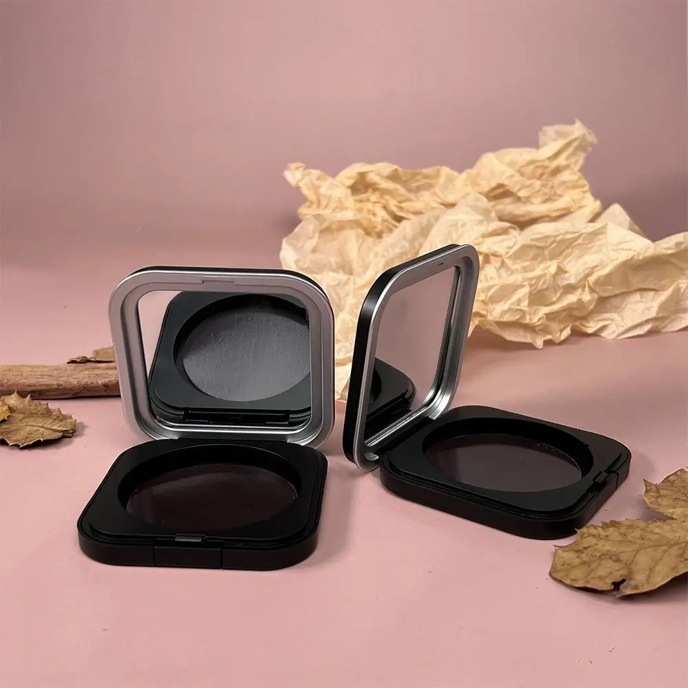 

Black Makeup Eyeshadow Case Empty Plastic with Mirror Lipstick Pallet Box Makeup Supplies Palette Box DIY