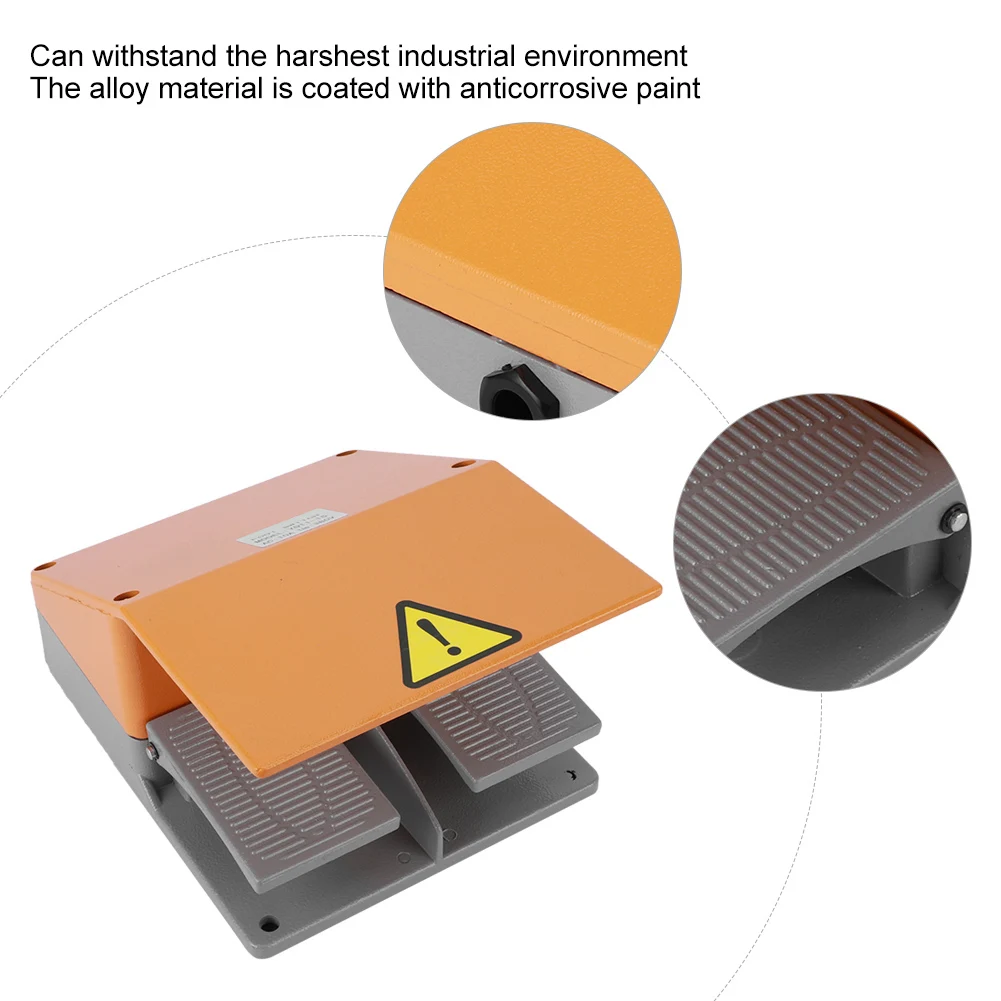 

BERM Foot Pedal Dual for Electrical Machine Power Supply Clip Kit YDT1‑ 15 380VAC BERM Foot Pedal Foot