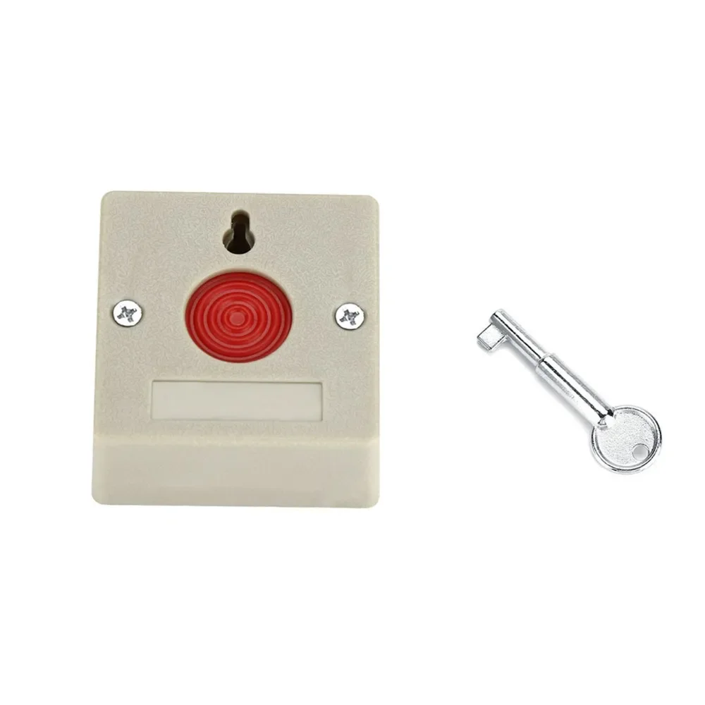 

BRJ-68 Emergency Pushbutton Switch Pushbutton Normally Open/Normally Closed Alarm 24DVC 300mA Key Reset alarm Switches buttons